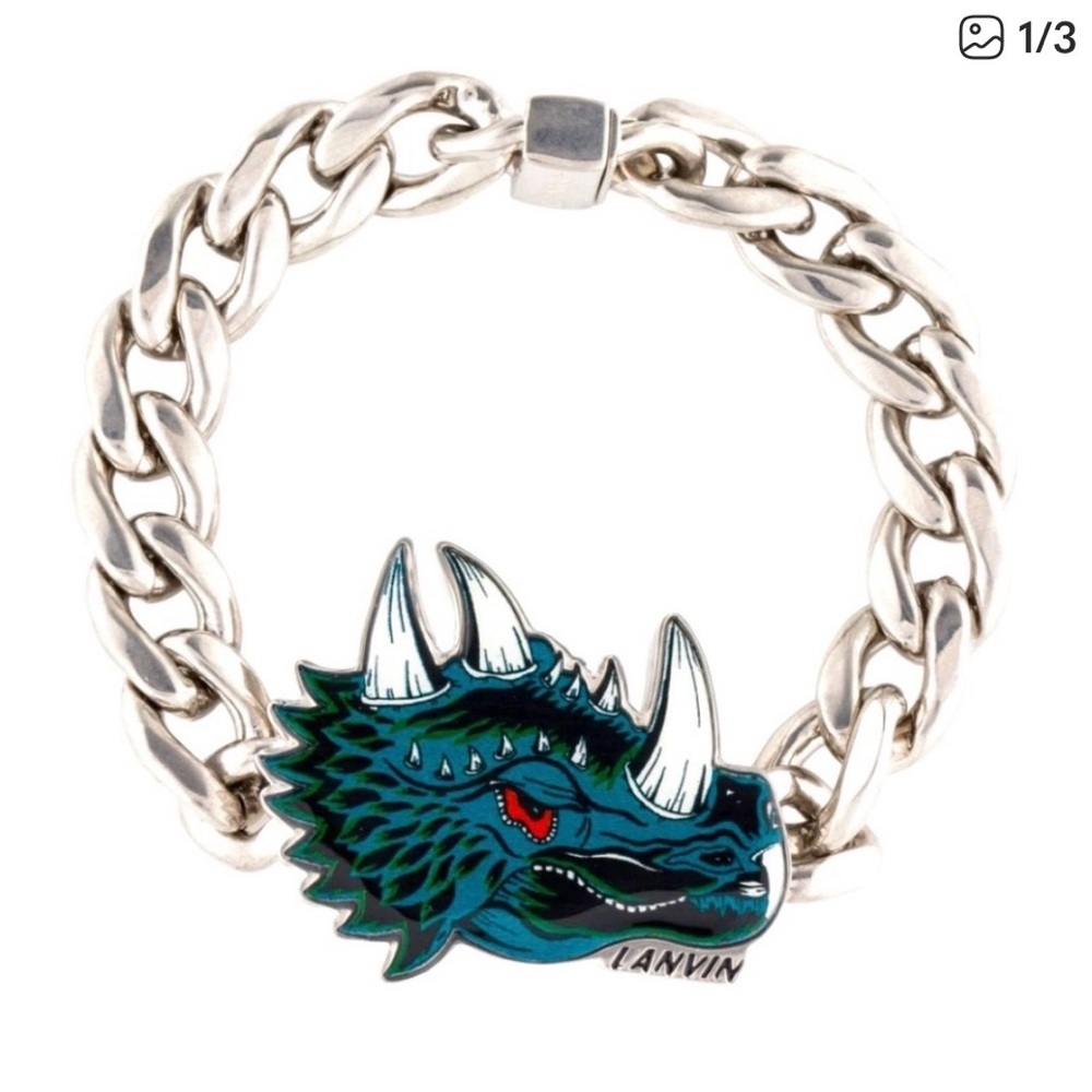 LANVIN Skate Dinosaur Link Bracelet - Picture 11 of 13